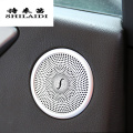 Car Styling Interior Rear Door Audio Speaker Decoration Frame Covers Stickers Trim for Mercedes Benz GL X166 ML W166 Accessories