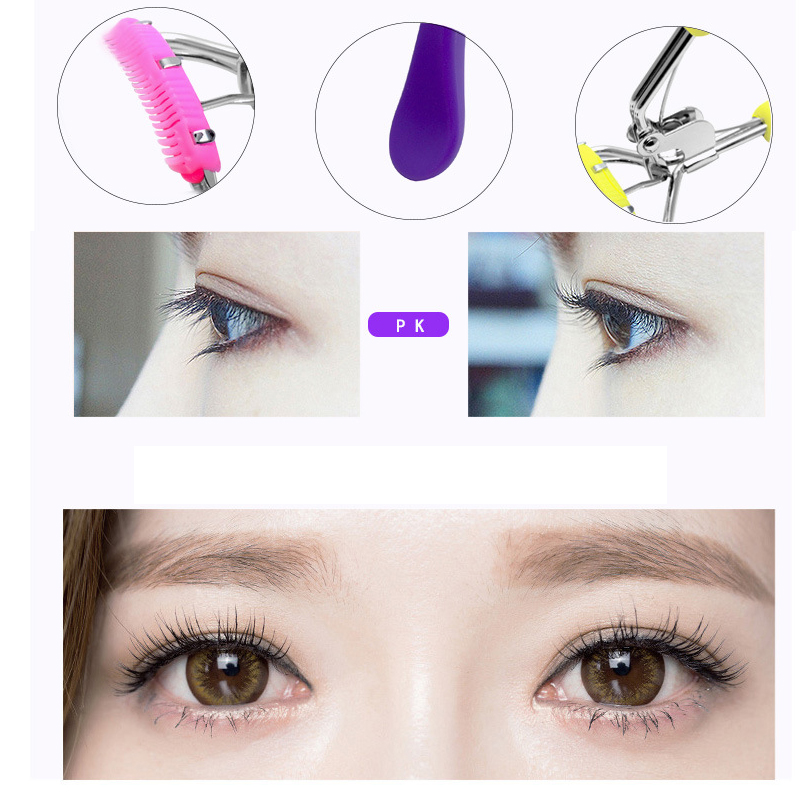 1pcs Eyelash Curler Eye Lashes Curling Clip Lash Tweezers Curler Clip False Eyelash Extension Tools Makeup Curling Twisting Lash