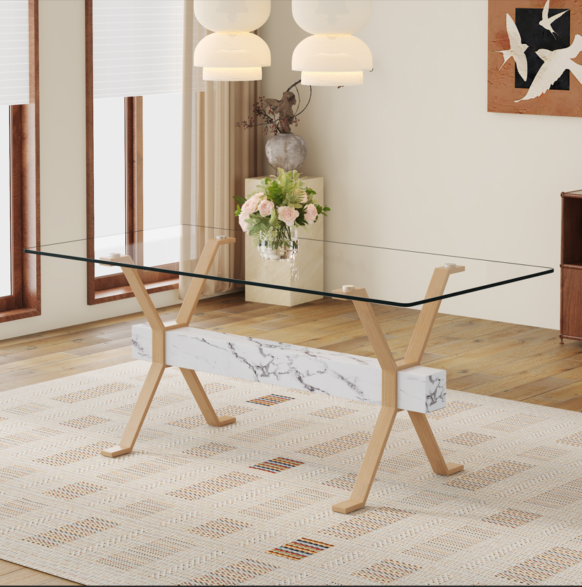 cockroach leg dining table elegant design