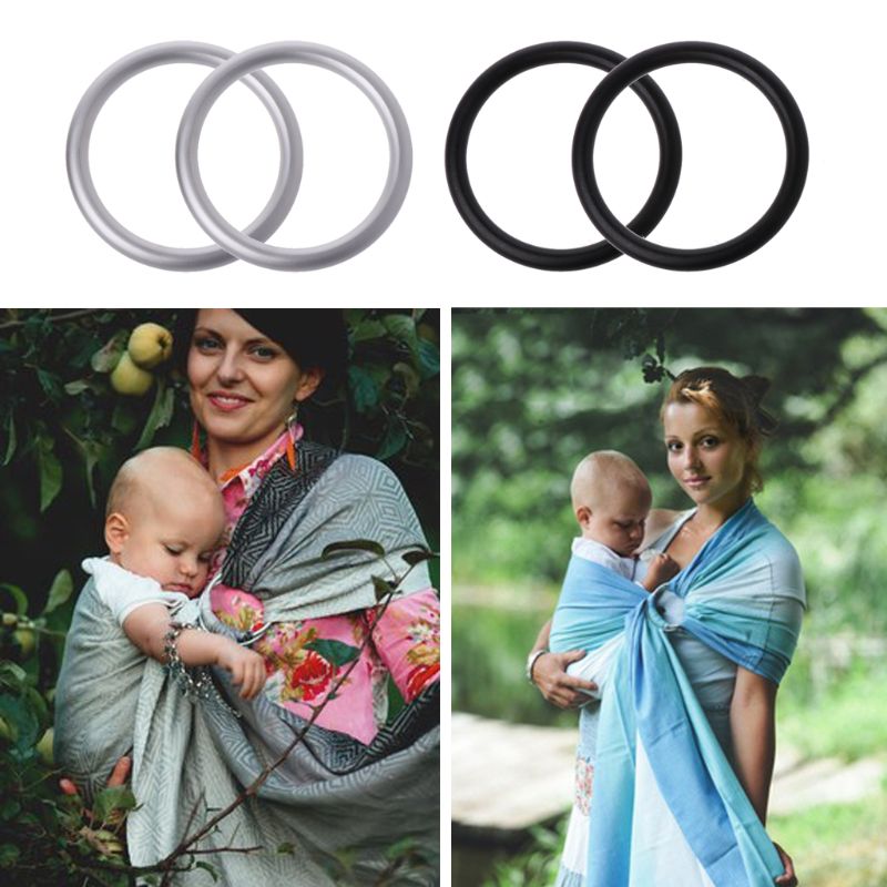 2Pcs 2inch Baby Carrier Aluminium Ring for Baby Sling High Quality Baby Carriers Accessories 19QF