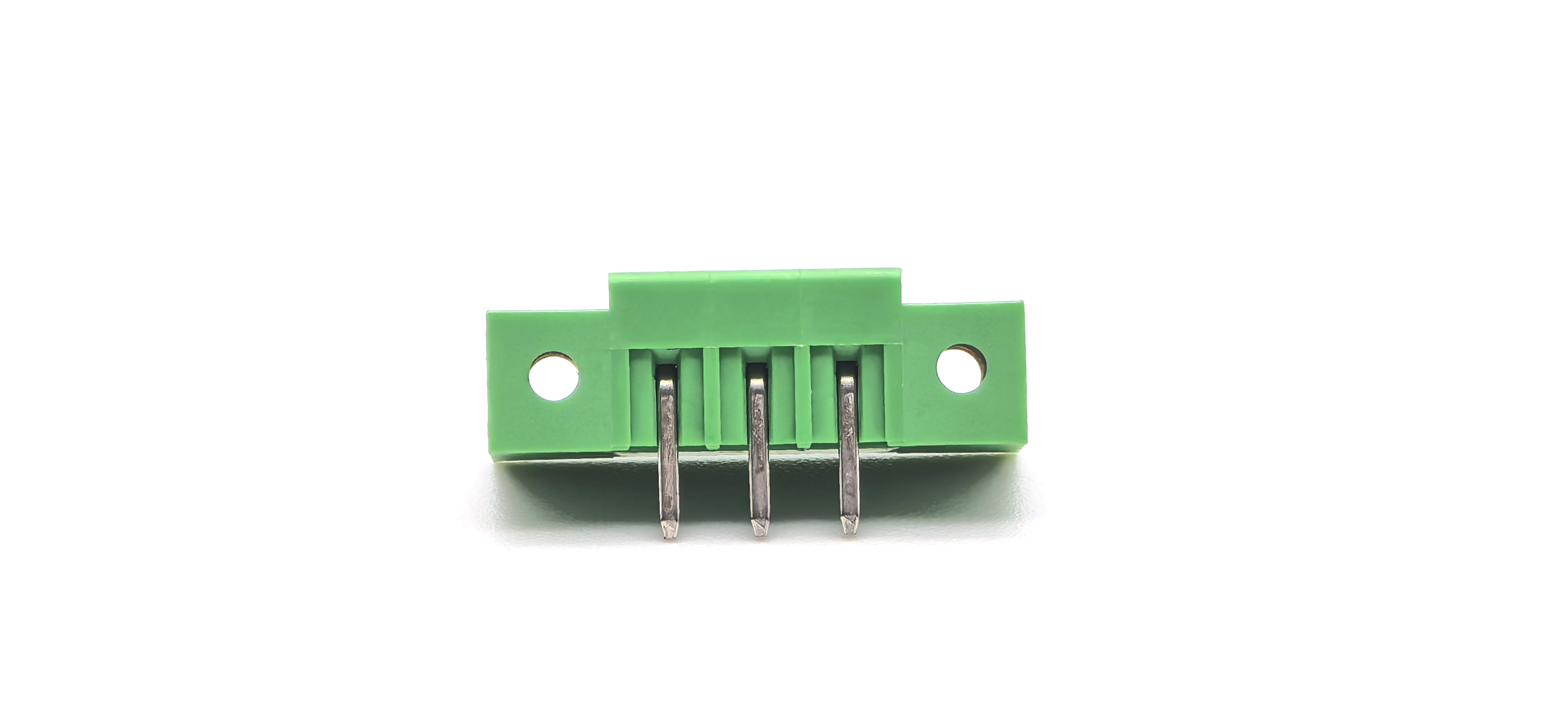 2.54mm Pitch Pluggable Terminal Blocks Male Bent Lead with Lug 1*3P