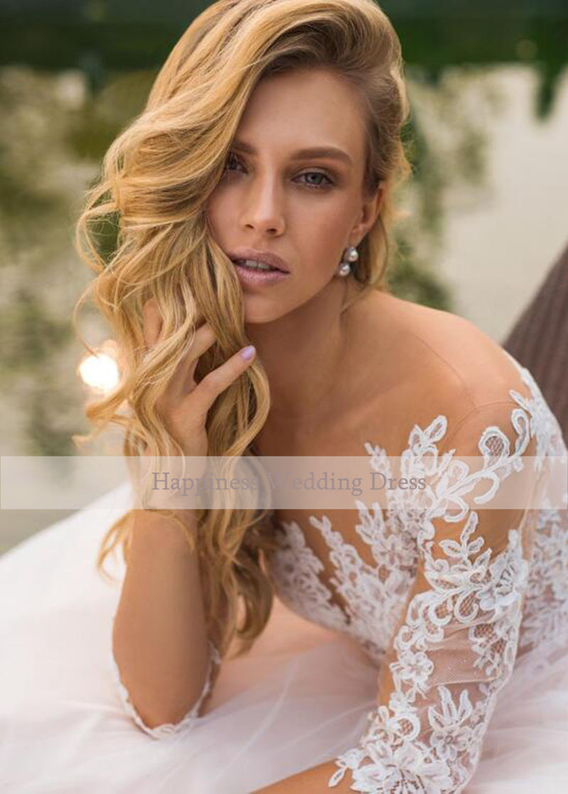 Gorgeous-Lace-Wedding-Dress-Vestidos-de-novia-2020-Pink-A-Line-Bridal-Dress-V-Neck-Sexy (3)