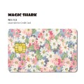 Bear Flower Skull Cartoon Sticker One Side Tape Skin Case Cover for Small Big Chip Credit Card