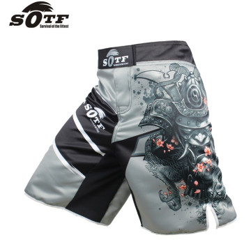 Men's Boxing Pants MMA Shorts Fight Grappling Short Polyester Kick Gel Boxing Muay Thai Pants Thai Boxing Shorts Mma