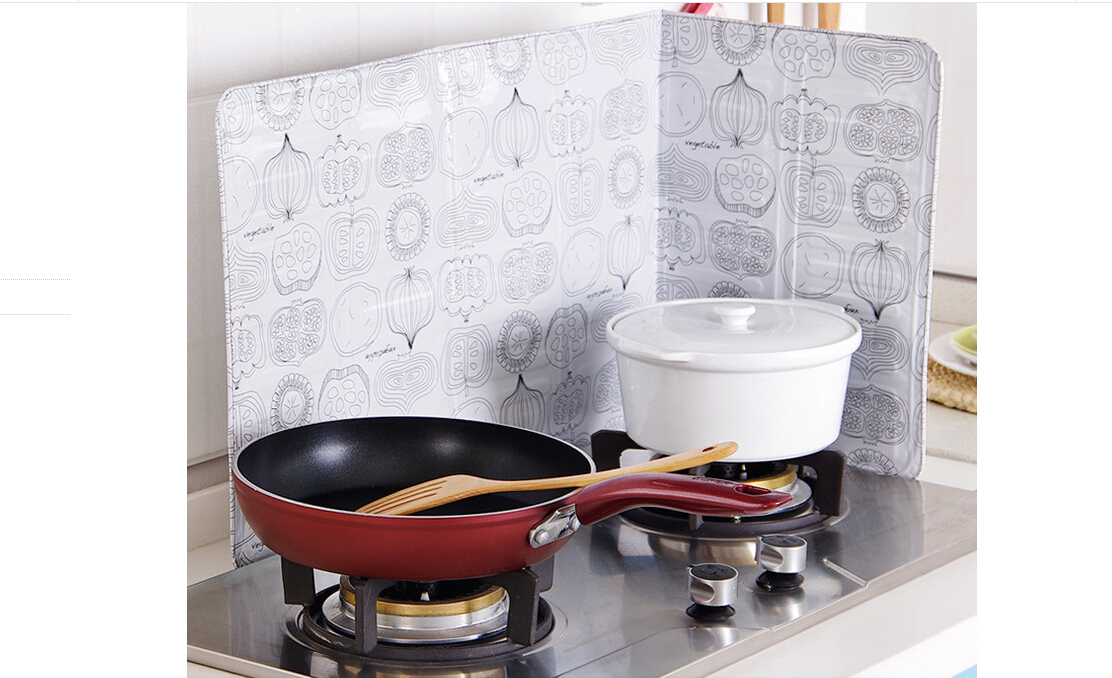 Kitchen Cooking Frying Pan Oil Splash Screen Cover Anti Splatter Shield Guard Anti-oil Baffle Kitchen Cookware Parts