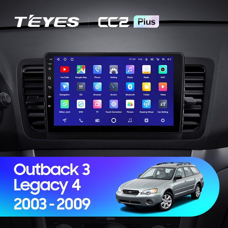 TEYES CC2L CC2 Plus For Subaru Outback 3 Legacy 4 2003 - 2009 Car Radio Multimedia Video Player Navigation GPS Android No 2din 2 din dvd