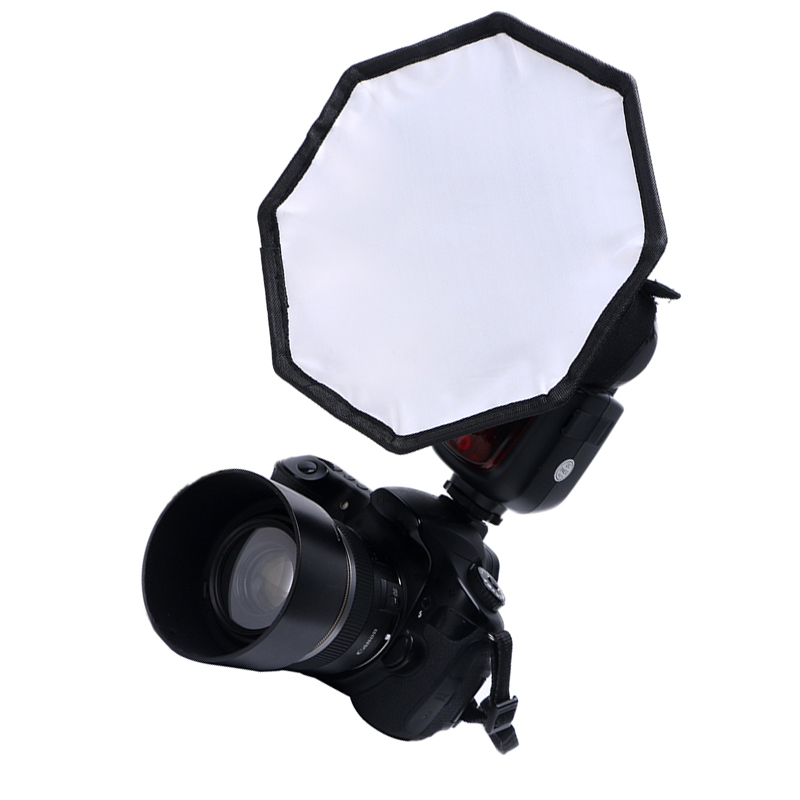 30cm Octagon Flash Diffuser Mini Softbox for Canon for Nikon Speedlite Photo Studio Accessories Soft Box