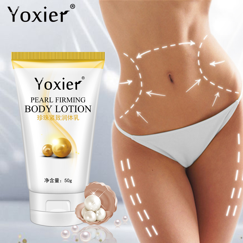 Yoxier Pearl Firming Body Lotion Slimming Cellulite Massage Remove Stretch Marks Cream Treatment Body Skin Care Health Lift Tool