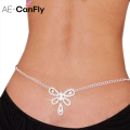 AE-CANFLY New Europe and America Burst Sells Waist Chain Rhinestone Butterfly Body Chain 1K2028