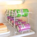 Cans Storage Holders Racks Beverage Soda Coke Beer Can Dispenser Storage Rack Refrigerator Kitchen Organizer Tools