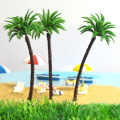 1:50-1000scale miniature Architecture Plastic Palm Tree Model Miniature HO N OO scale Palm Tree for sea scenery