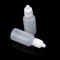 5 Pcs 15ml Soft LDPE Empty Plastic Squeeze Eye Drops Bottle for Essential Oil Storage Cosmetic Containers with 1 Funnel
