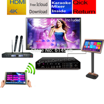 HDMI 4K Karaoke Player Machine 6TB Karaoke System with songs +19.5