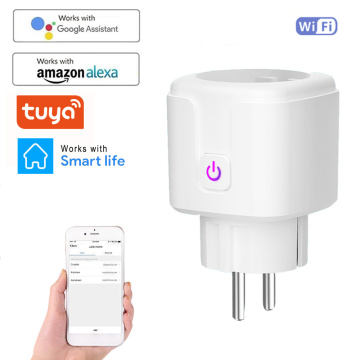 WiFi Smart Plug EU Adaptor Wireless Remote Voice Control Power Energy Monitor Outlet Timer Socket for Alexa Google Home