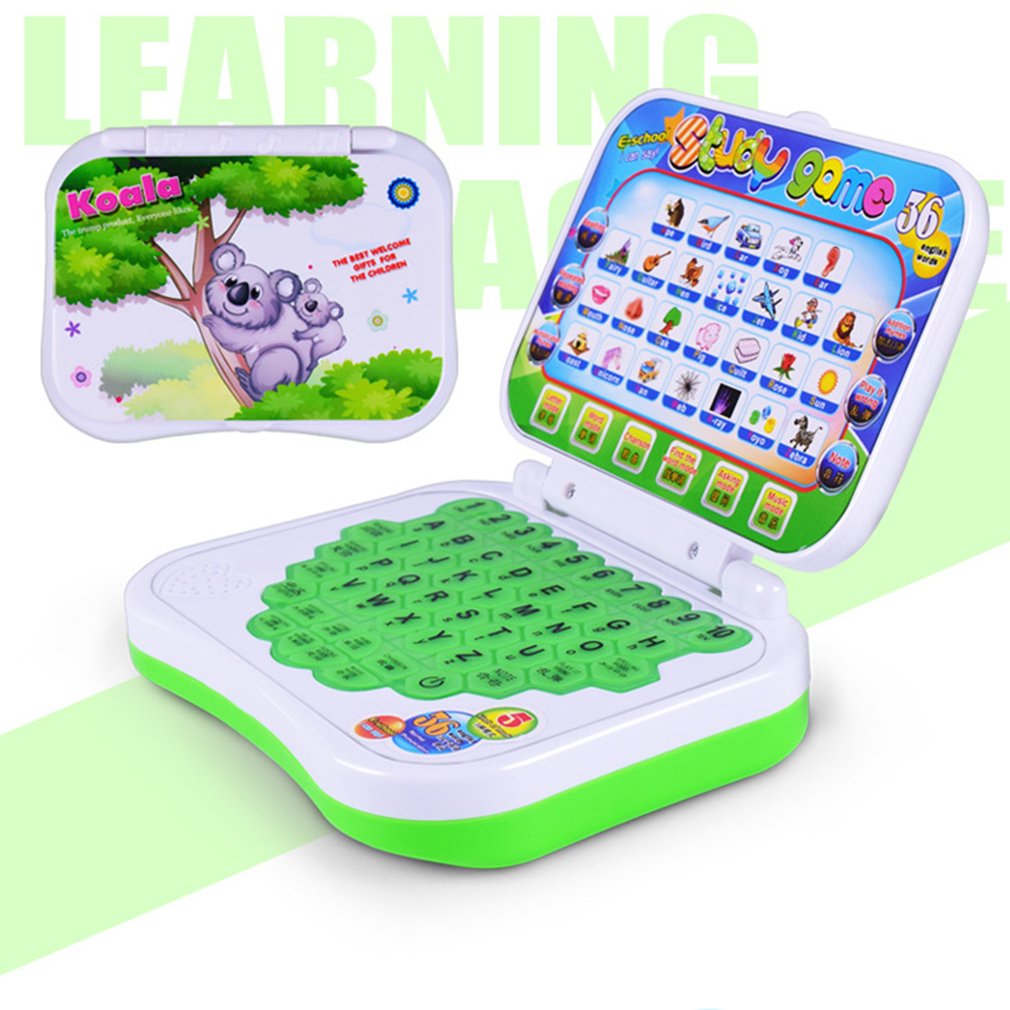 Baby Kids Learning Machine Kid Laptop Toy Early Interactive Machine Alphabet Pronunciation Educational Toys Gift for Children