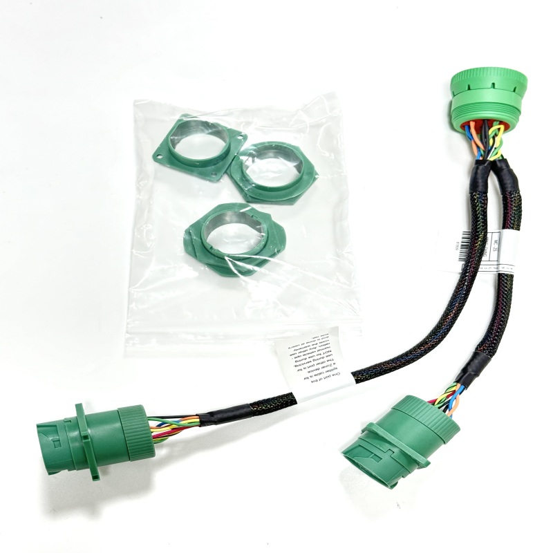 Custom Cummins 9Pin Male to Dual 9Pin Female Y-Splitter Cable