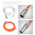 3/6m Air Compressor Hose Tube Pneumatic Hose Pipe Compressed Air Transport PU Pneumatic Hose With 1/4in Male/Female Connector