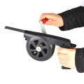 Large Outdoor Hand-Cranked Combustion Blower Manual Barbecue Picnic Camping Fire-supporting Hairdryer Outdoor BBQ Cooking