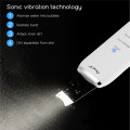 USB Rechargeable Ultrasonic Ion Facial Skin Scrubber Face Cleaner Cleansing Face Lifting Blackhead Removal Exfoliating Skin Care