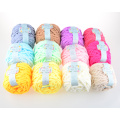 TPRPYN 1pc=100g 50M Icicle Polyster Colorful Hand-knitted Yarn For Hand knitting Crcochet Yarn to Knit crochted line threads