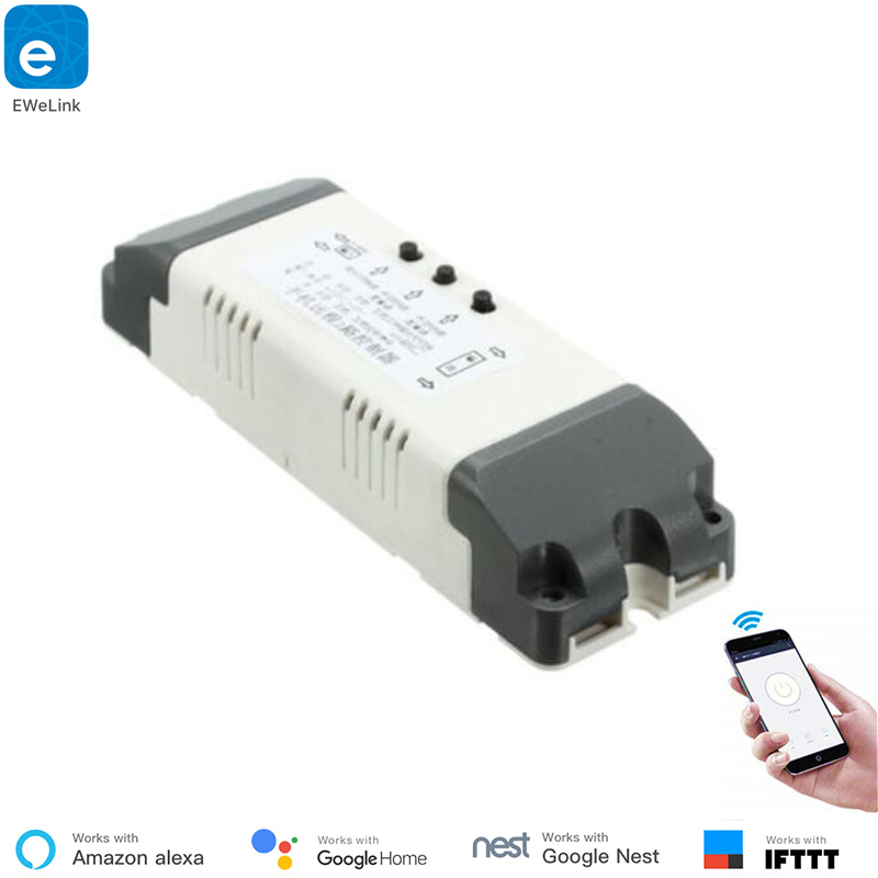 EweLink Smart home WiFi RF433 2 channel switch inching interlock selflock wifi module app control remote relay DIY Smart Home