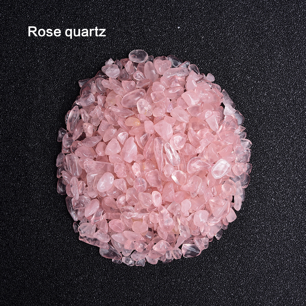 50g Natural Irregular Crystal Quartz Rock Tumbled Crushed Stone Healing Reiki Gemstones for Garden Aquarium Plants Decoration