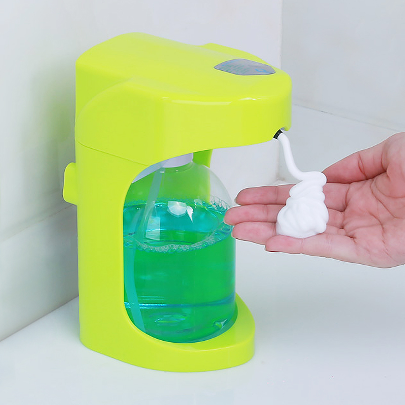 500ml Automatic Foam Soap Dispenser Wall Mounted Liquid Soap Dispenser Smart Sensor Touchless Bathroom Kitchen Foam Dispensers