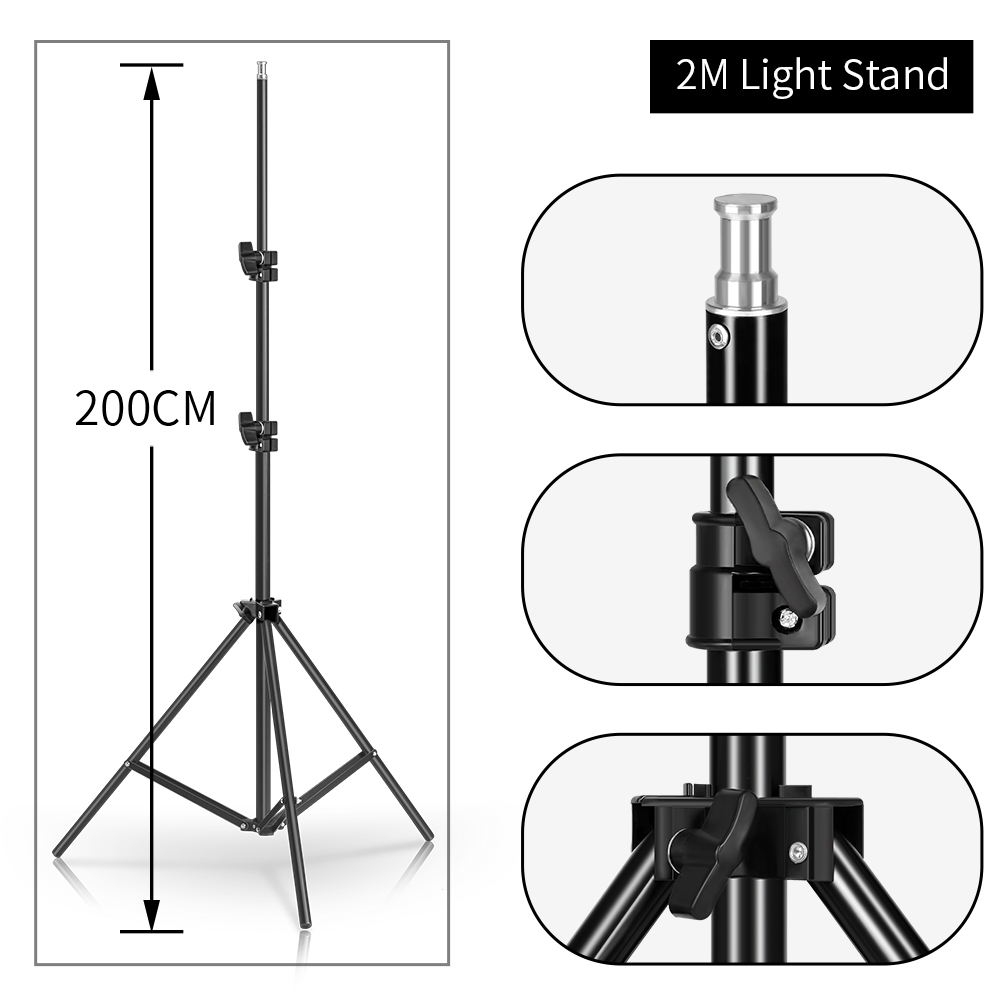 Photography Studio Softbox Lighting Kit Arm for Video & YouTube Continuous Lighting Professional Lighting Set Photo Studio