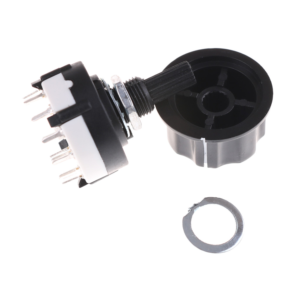 1pc RS26 1 Pole Position 12 Selectable Band Rotary Channel Selector Switch Single Deck Rotary Switch Band Selector High-quality
