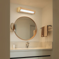 Nordic wood vanity lights for bathroom LED mirror headlights waterproof and anti-fog mirror cabinet lights bedroom bedside lamps