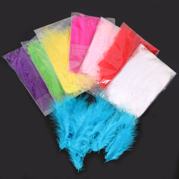 100pcs/bag Feathers for DIY Transparent Balloon Filling Feathers Wedding Birthday Party Clear Balloon Decoration Party Supplies