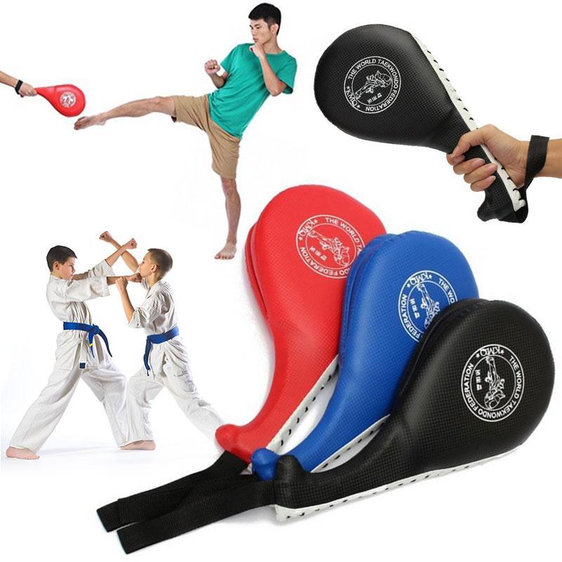 Taekwondo Target Training Accessories Hand Racket Kick Target Punching Pads Karate Kickboxing Paddle MMA Boxing Protective Gear