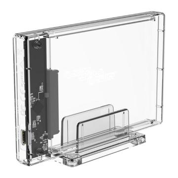 ORICO USB 3.1 Type C to 2.5 SATA Hard Disk SSD External Enclosure Transparent USB3.1 HDD Enclosure Case for Windows /Mac/Linux