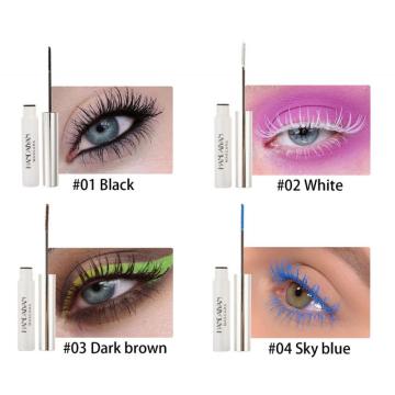 Makeup Tool 12 Color Mascara Blue Green Red Black White Liquid Eye Lashes Extension Mascara Waterproof Fast Dry Eyelashes TSLM1