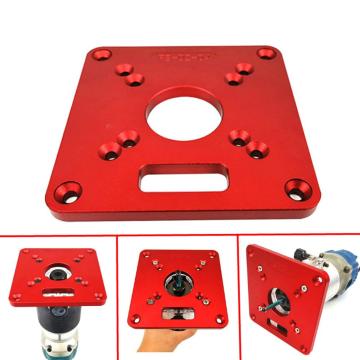 Aluminum Router Table Insert Plate For Woodworking Benches Router RT0700C Woodworking Table Insert Plate Mounting Base Plate