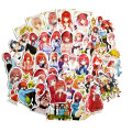 TD ZW 50Pcs The Quintessential Quintuplets Sticker For Waterproof Decal Laptop Motorcycle Luggage Snowboard Car Sticker Pegatina