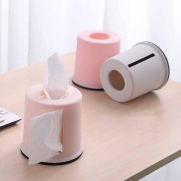 Plastic Roll Paper Towel Tissue Box Storage Case Car Desktop Napkins Holder Waterproof Tissue Box Bathroom