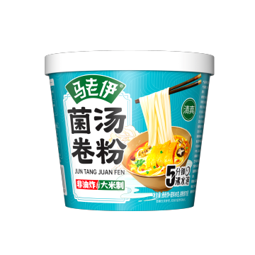 Ma Laoyi Mushroom Soup Rice Noodle Roll Cup