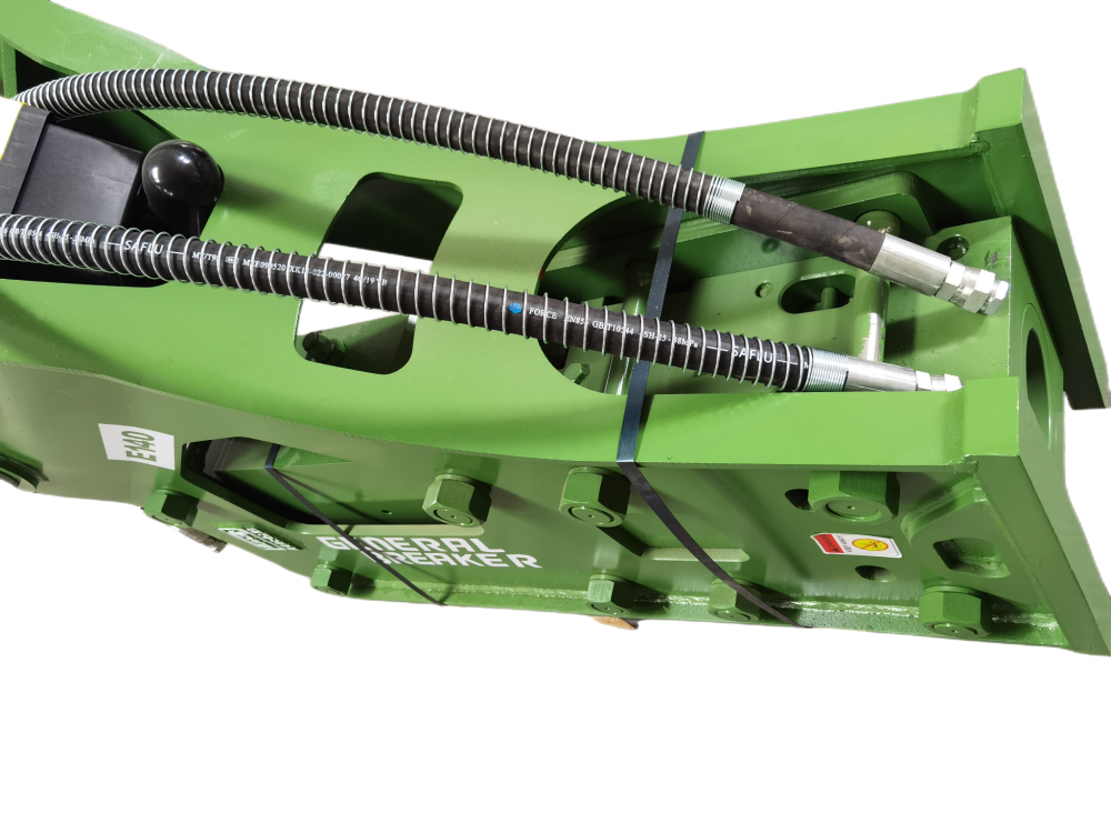 E140 quartering hammer for hydraulic excavator