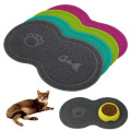 Cat Bowl Mat Dog Pet Feeding Water Food Dish Tray Wipe Clean Floor PVC Placemat Wipe Clean Pet Food Water Placemat Pad Supplies
