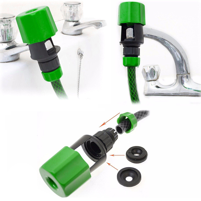 Universal Water Tap Hose Connector Kitchen Faucet Garden Hose Pipe Connector Adapter Indoor Outdoor Faucet Accessories