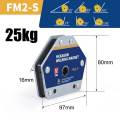 FM2-S FM2-M Arrow Magnetic Welding Fixer Strong Angle Magnet Locator For Iron Welding Positioning Ferrite Weld Holders
