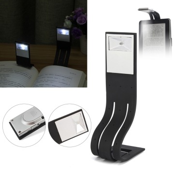 Flexible Clip On LED Book Light Desk Reading Book Lamp Bright White Booklight Night Light Lamp Travel Flashlight