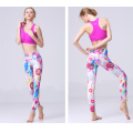 Dry fit silk Lycra leggings women yoga gym fitness leggings