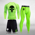 Dry Fit Men's Training Sportswear Set Gym Fitness Compression Sports Suit Jogging Tight Sport Wear Clothes Male 3Pcs