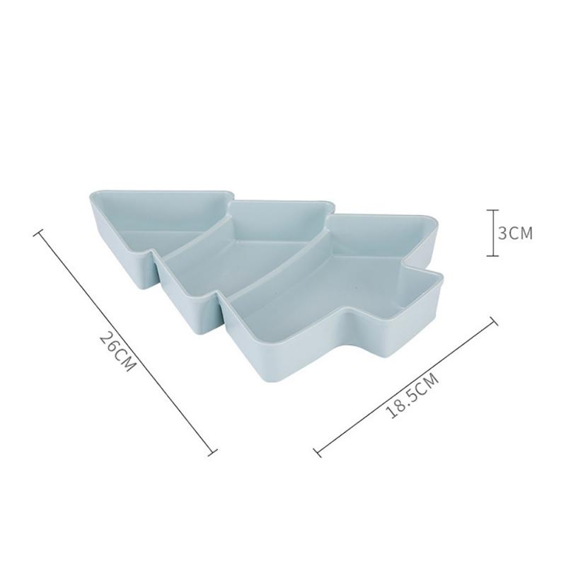 Household Accessories Creative Tree Shape Perfect For Seeds Nuts Christmas Tree Shape Tableware Breakfast Tray Kids Gift