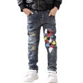 Fashion Winter Warm Boys Jeans Children Thicken Add Wool Denim Trousers Toddler Boys Clothes Teenager Washing Blue Jeans 3-10Yrs