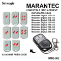 1pcs MARANTEC Digital 211,212,214,221,222,224,231,232 replacement 433mhz Remote Control fixed code