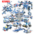 SEMBO BLOCK City SWAT Police Station Truck Building Block Set Technic Car Constructor Ship Helicopter Brick Kids Toys