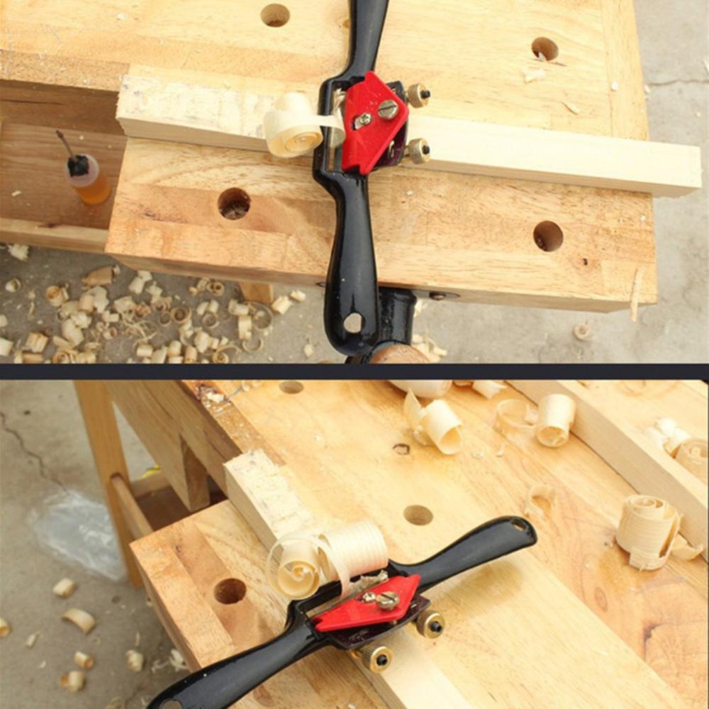 9"/215mm Adjustable Woodworking Hand Planer Screw Planer Shave Wood Cutting Edge For Carpenter Manual Hand Tools